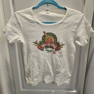 White Margaritaville Graphic Tee